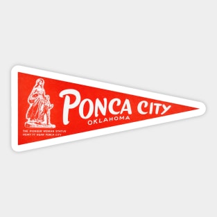 1940's Ponca City Oklahoma Sticker